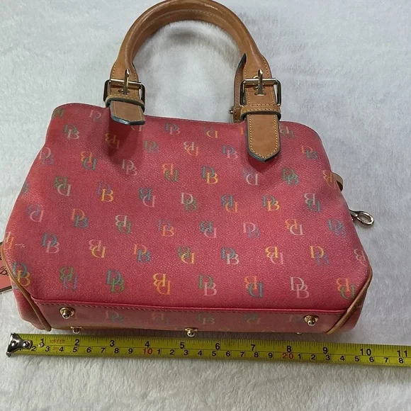 Dooney & Bourke Multicolor Signature Satchel - Picture 9 of 10